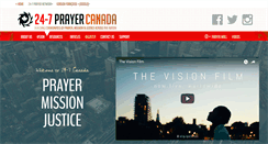 Desktop Screenshot of 24-7prayer.ca