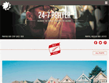 Tablet Screenshot of 24-7prayer.com