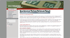 Desktop Screenshot of 24-7prayer.de